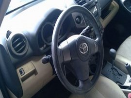 2009 TOYOTA RAV4 WHITE 2.5L,AT,AWD.  Z24897